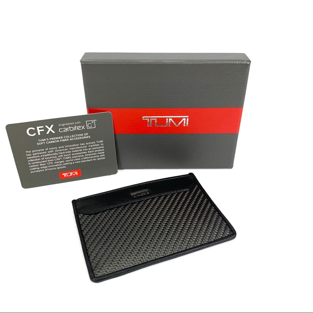 Tumi CFX Carbon Fiber Card Case RFID Blocking